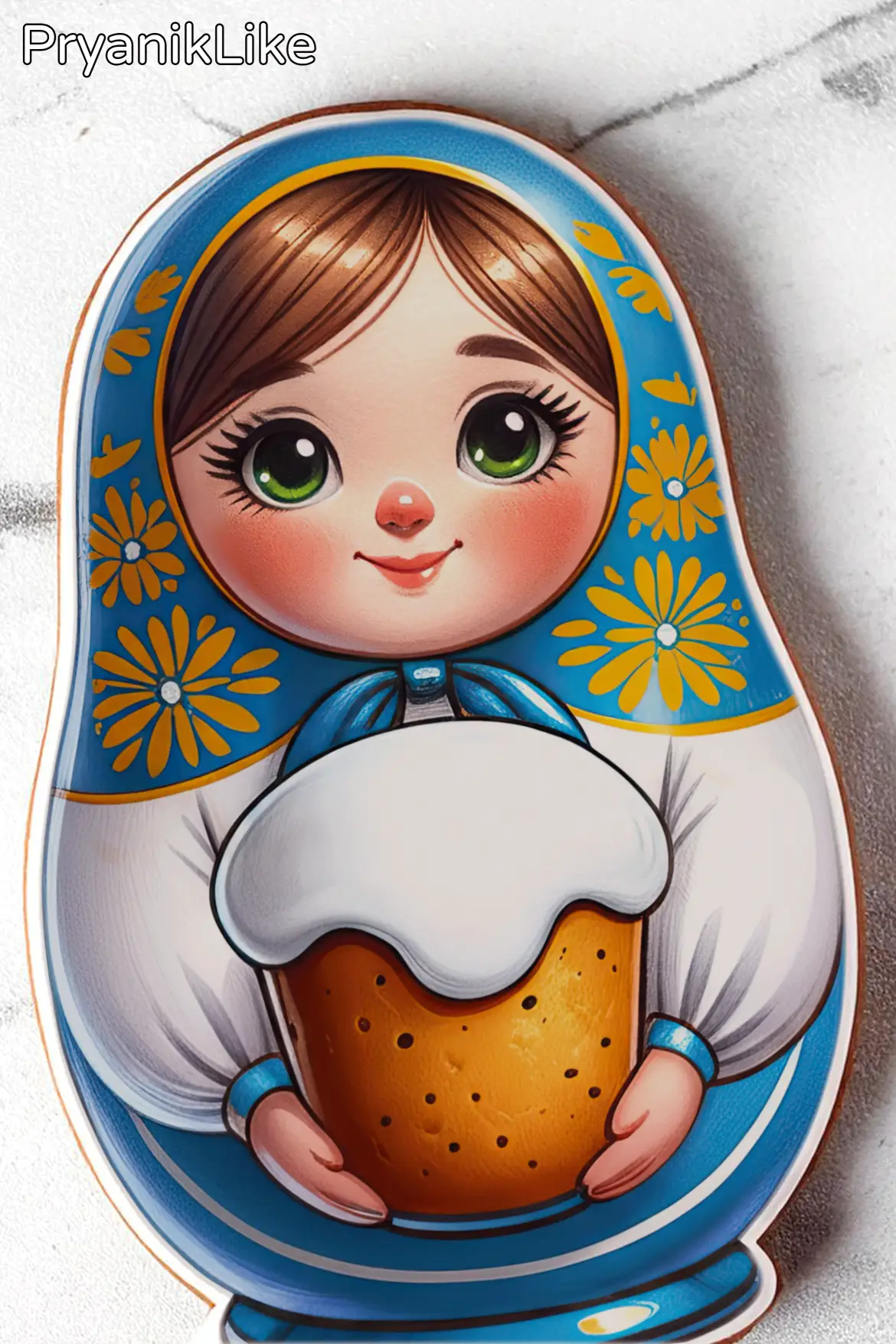 Пряник матрешка (ооооочень много)